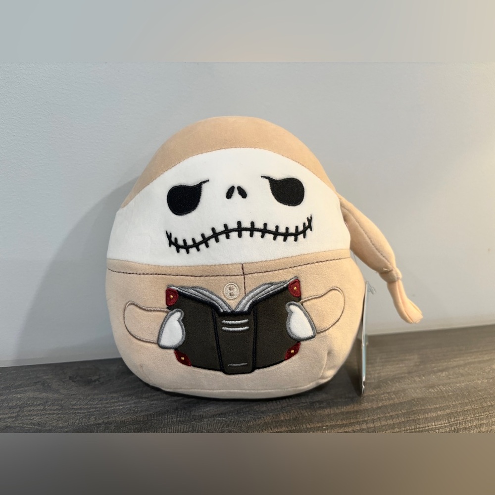 Squishmallows Jack Skellington Reading Book Plush Walgreens Exclusive NWT